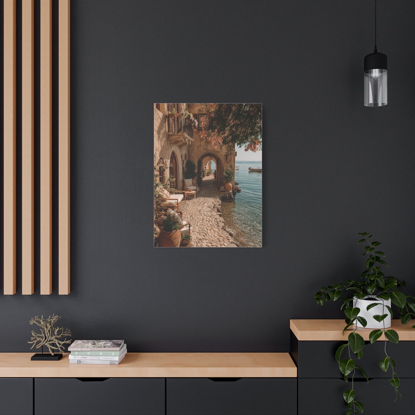 Amalfi Coastal Archway Wall Art & Canvas Print