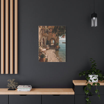 Amalfi Coastal Archway Wall Art & Canvas Print