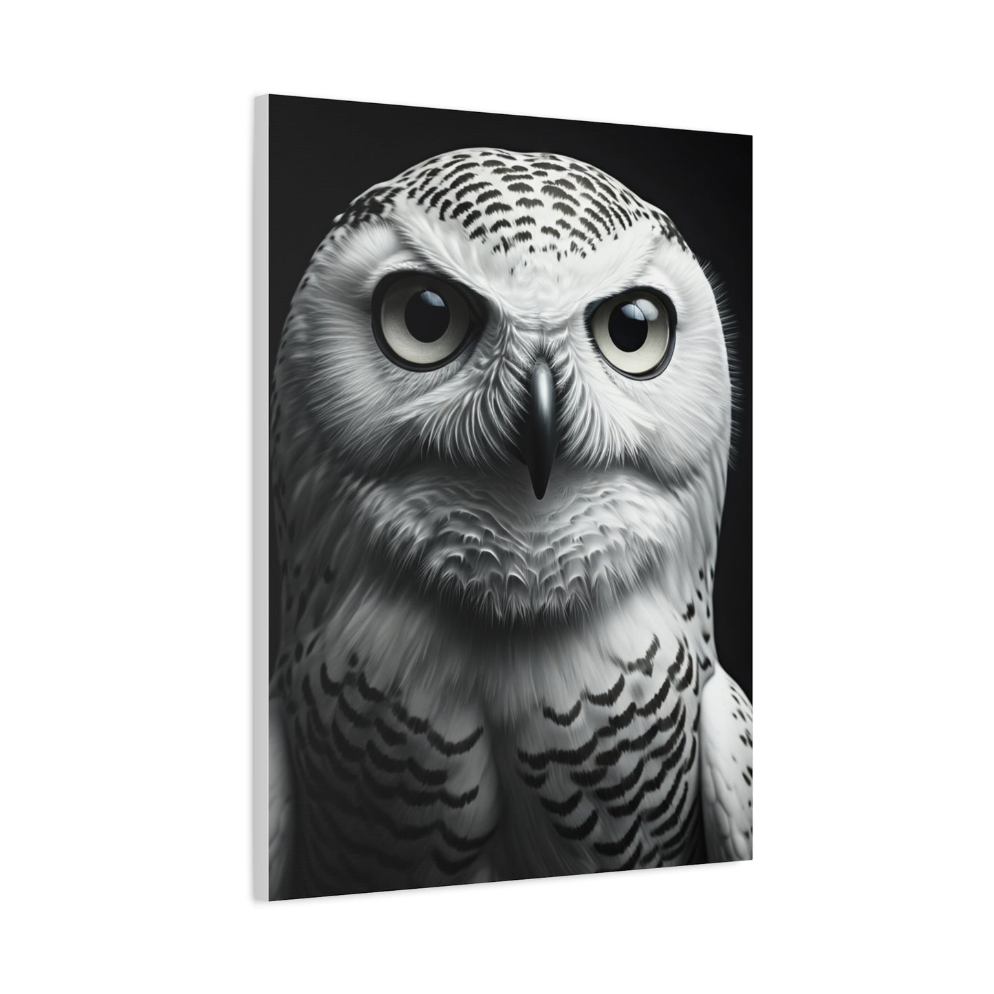 Snowy Owl Intense Gaze Wall Art & Canvas Prints