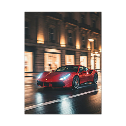 Ferrari 488 GTB City Boulevard Elegance Wall Art & Canvas Prints