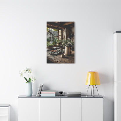 Rustic Farmhouse Window Still Life Wall Art & Canvas Print