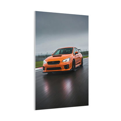Subaru WRX STI Wet Circuit Rally Attack Wall Art & Canvas Prints