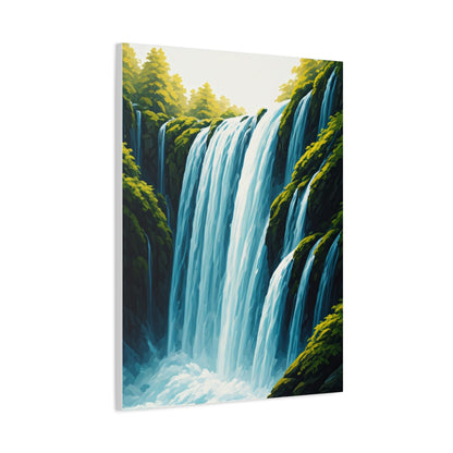 Lush Forest Waterfall Wall Art & Canvas Prints