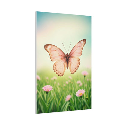 Blush Meadow Butterfly Elegance Wall Art & Canvas Prints