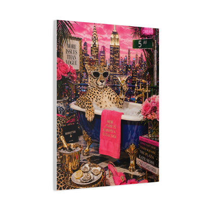 Pop Surreal NYC Luxury Scene Wall Art & Canvas Print