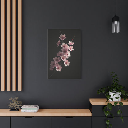 Dark Luxury Cherry Blossom Branch Wall Art & Canvas Prints