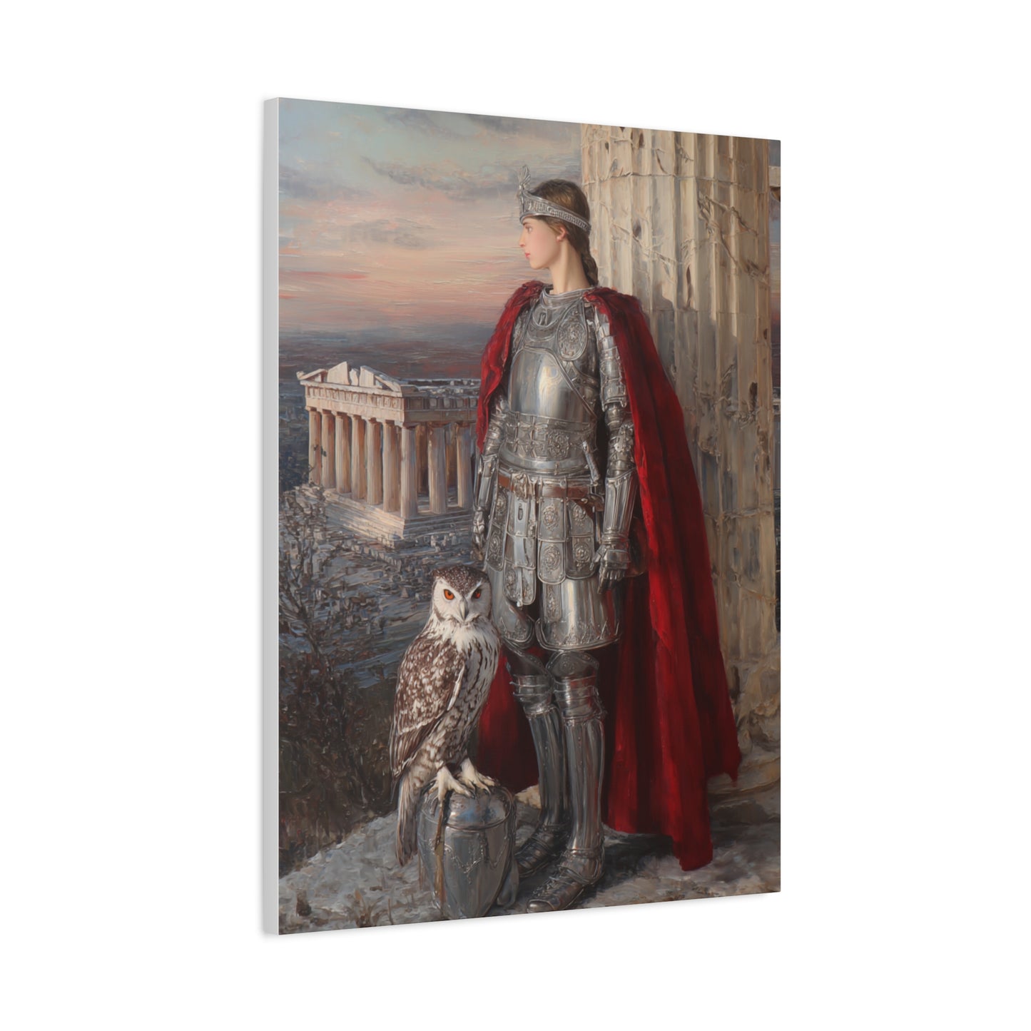 Athena Goddess of Wisdom Classical Painting Wall Art & Canvas Print
