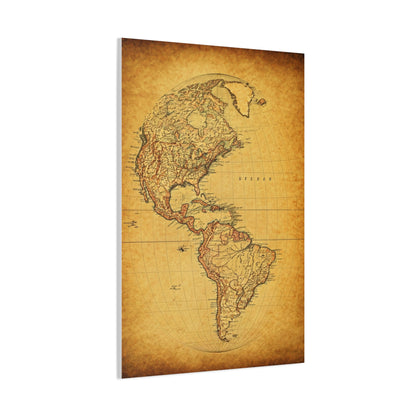 Nautical Ship Map Antique Wall Art & Canvas Prints