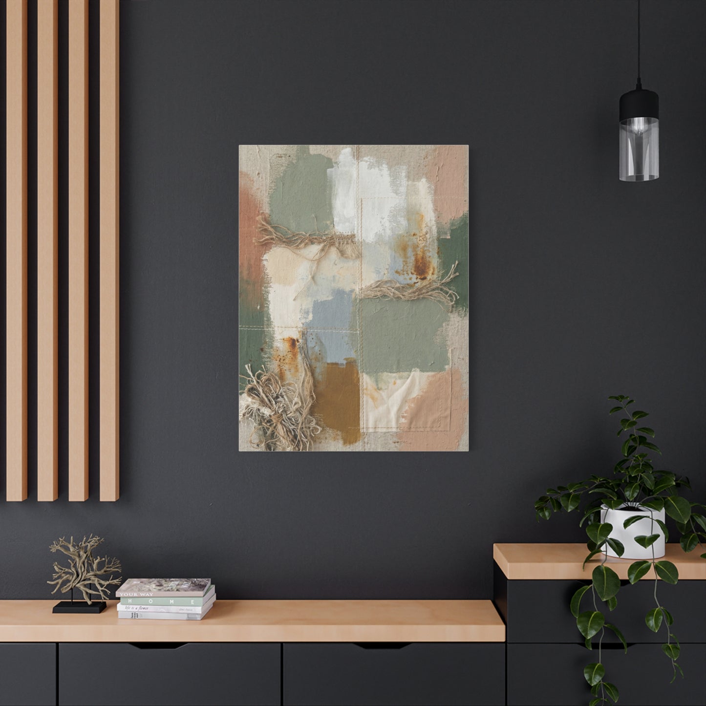 Vivid Contemporary Forest Reflections Landscape Wall Art & Canvas Print