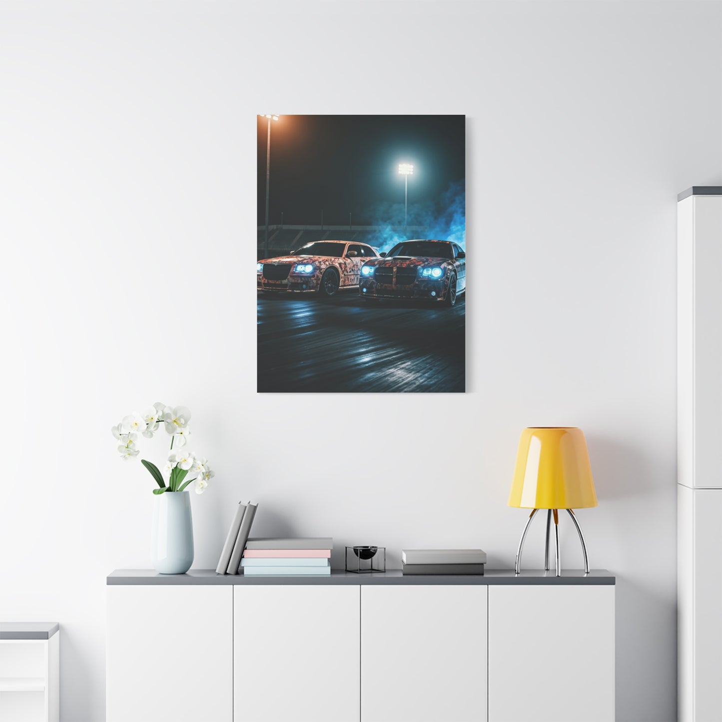 Twin Torque Launch Chrysler 300C SRT 8 vs Dodge Magnum Sleeper Wall Art & Canvas Prints