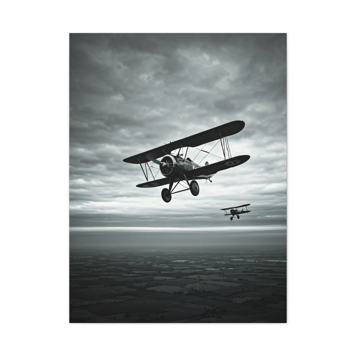 Vintage Squadron Over Open Seas Wall Art & Canvas Prints