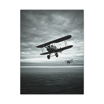 Vintage Squadron Over Open Seas Wall Art & Canvas Prints