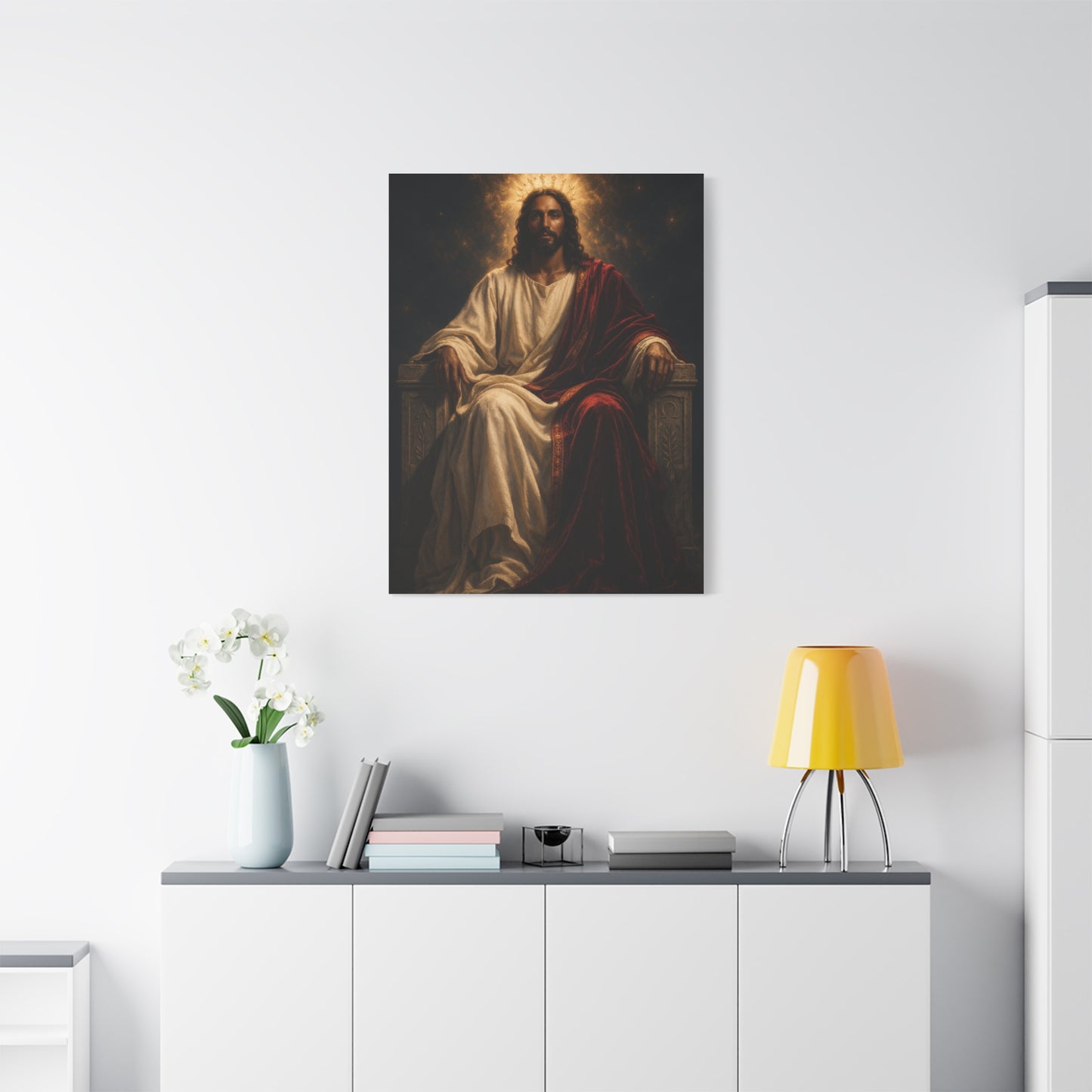 Christ the King Radiant Throne Wall Art & Canvas Print