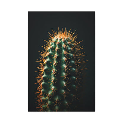 Golden Spine Barrel Cactus Close-Up Wall Art & Canvas Prints