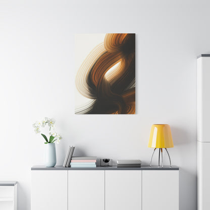 Dark Gold Flow Abstract Wall Art & Canvas Prints