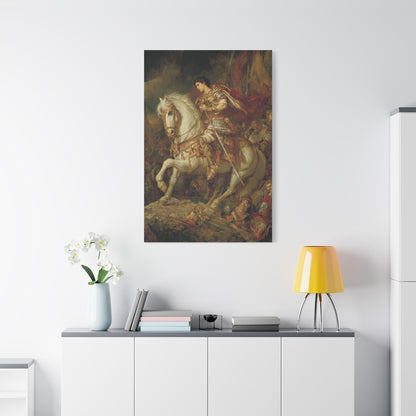 Alexander the Great Commanding The Battlefield Wall Art & Canvas Print