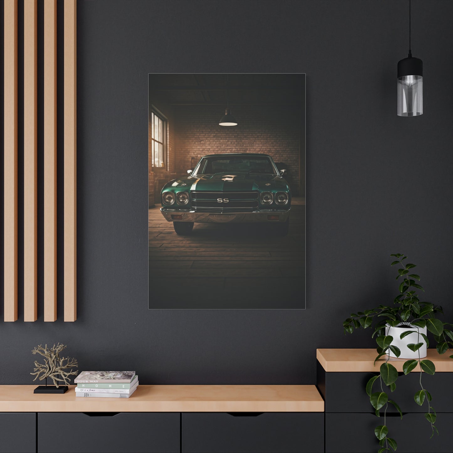Chevrolet El Camino SS Classic Workshop Wall Art & Canvas Prints