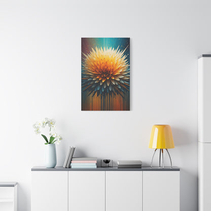 Solar Bloom Burst Wall Art & Canvas Print