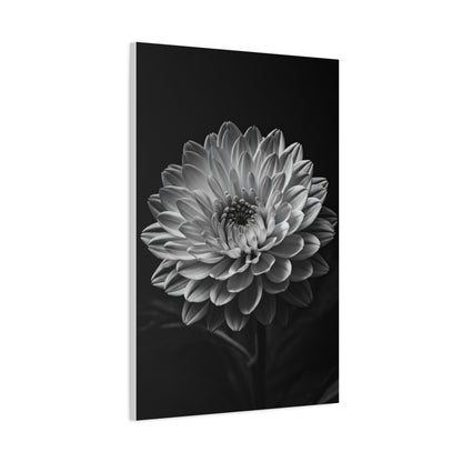 Full Bloom Dahlia Portrait Wall Art & Canvas Prints