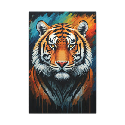 Fierce Ember Tiger Wall Art & Canvas Print