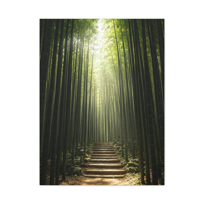 Bamboo Path of Tranquility Wall Art & Canvas Prints