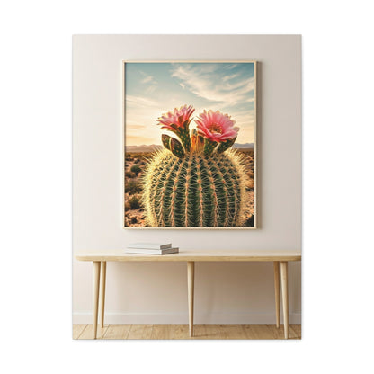 Barrel Cactus Desert Bloom Gallery Wall Art & Canvas Prints
