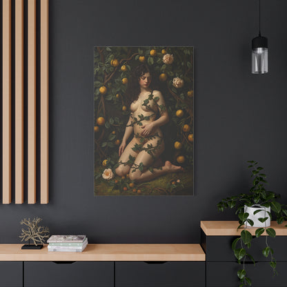Classical Garden Vine Figure Wall Art & Canvas Print