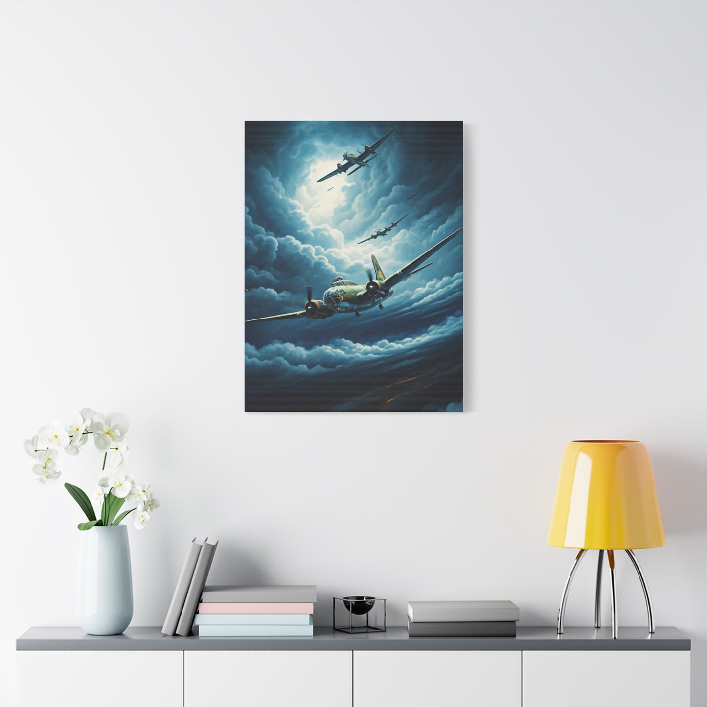 Thunder Squadron Dogfight Sky Wall Art & Canvas Prints