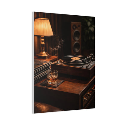 Vinyl Collector Studio Scene Wall Art & Canvas Print