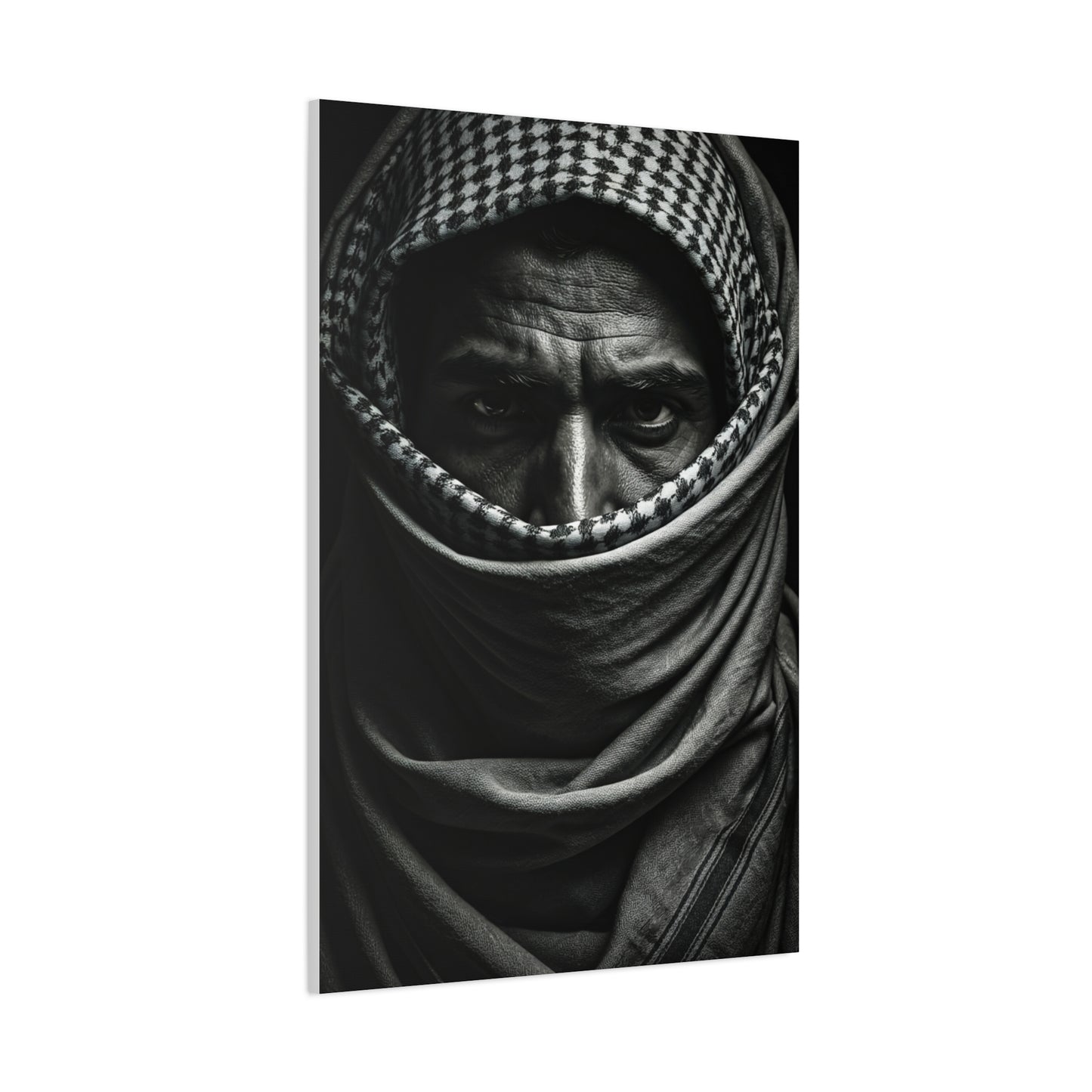 Eyes of Endurance Black & White Portrait Wall Art & Canvas Prints