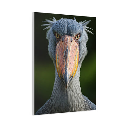 Majestic Shoebill Stork Close-Up Wall Art & Canvas Prints
