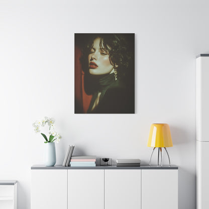 Vintage Key Noir Portrait Wall Art & Canvas Print