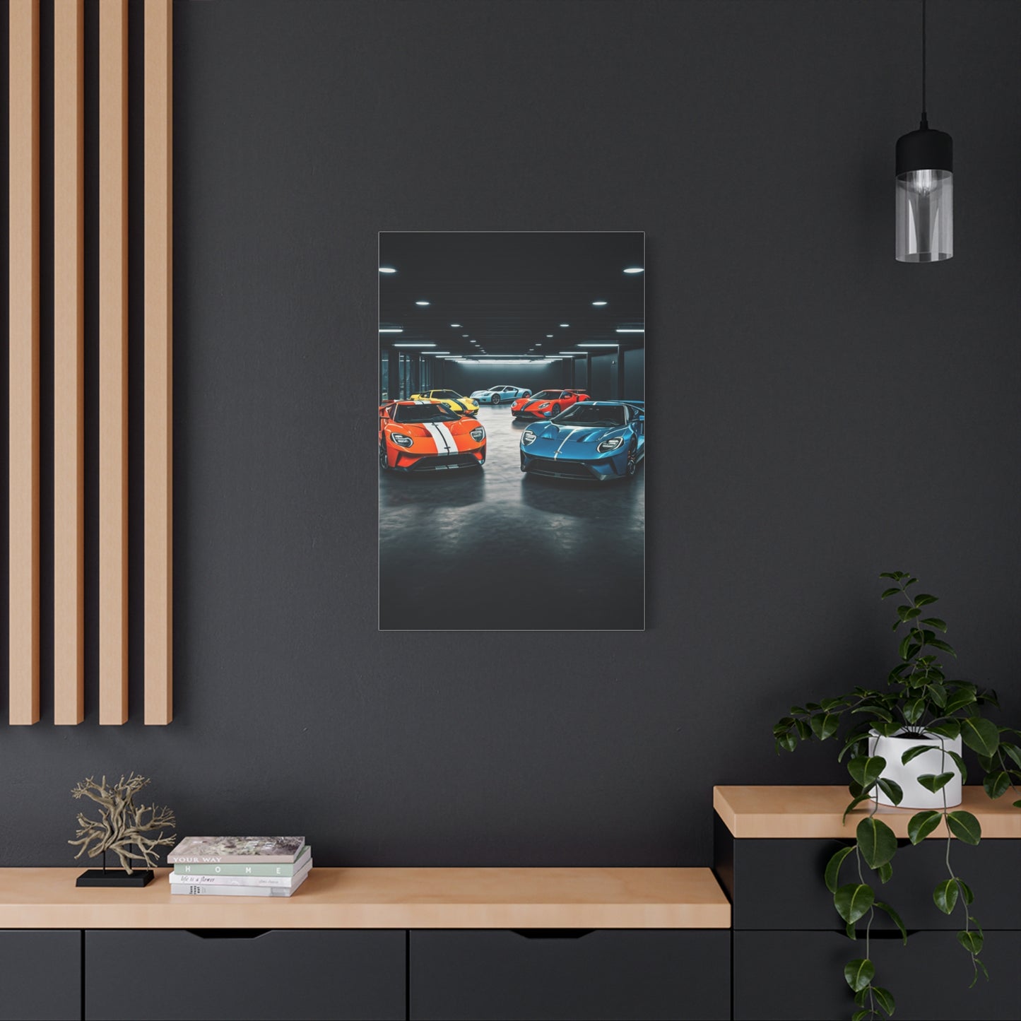 Ford GT Heritage Dream Garage Wall Art & Canvas Prints