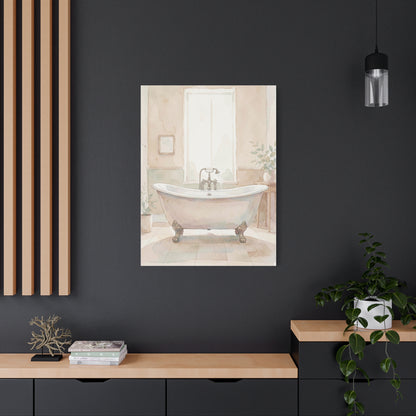 Vintage Clawfoot Bathtub Serenity Wall Art & Canvas Prints