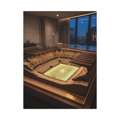 Luxury Stadium Architecture Model Sports Wall Art & Canvas Print