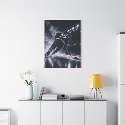 Hockey Speed Burst Sports Wall Art & Canvas Print