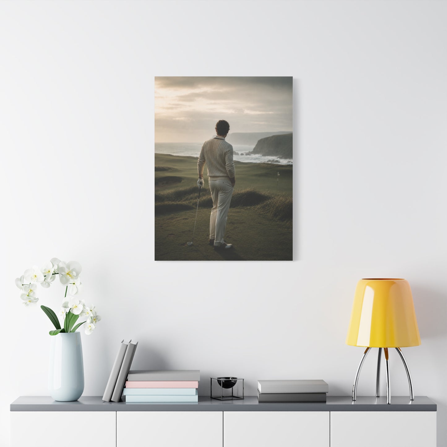 Old Money Coastal Golf Sports Wall Art & Canvas Print
