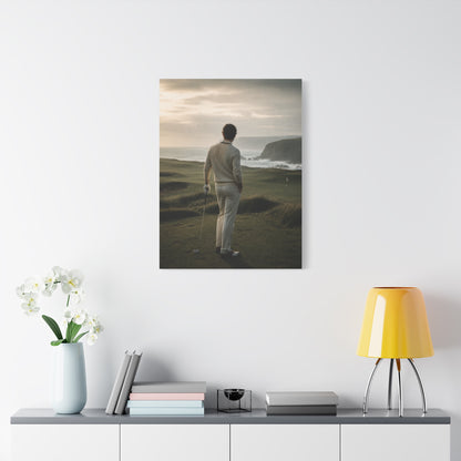 Old Money Coastal Golf Sports Wall Art & Canvas Print
