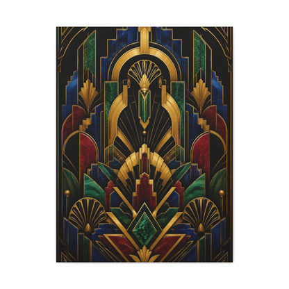 Neo Art Deco Jewel Geometry Wall Art & Canvas Print