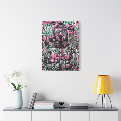 Pop Graffiti Music Icon Wall Art & Canvas Print