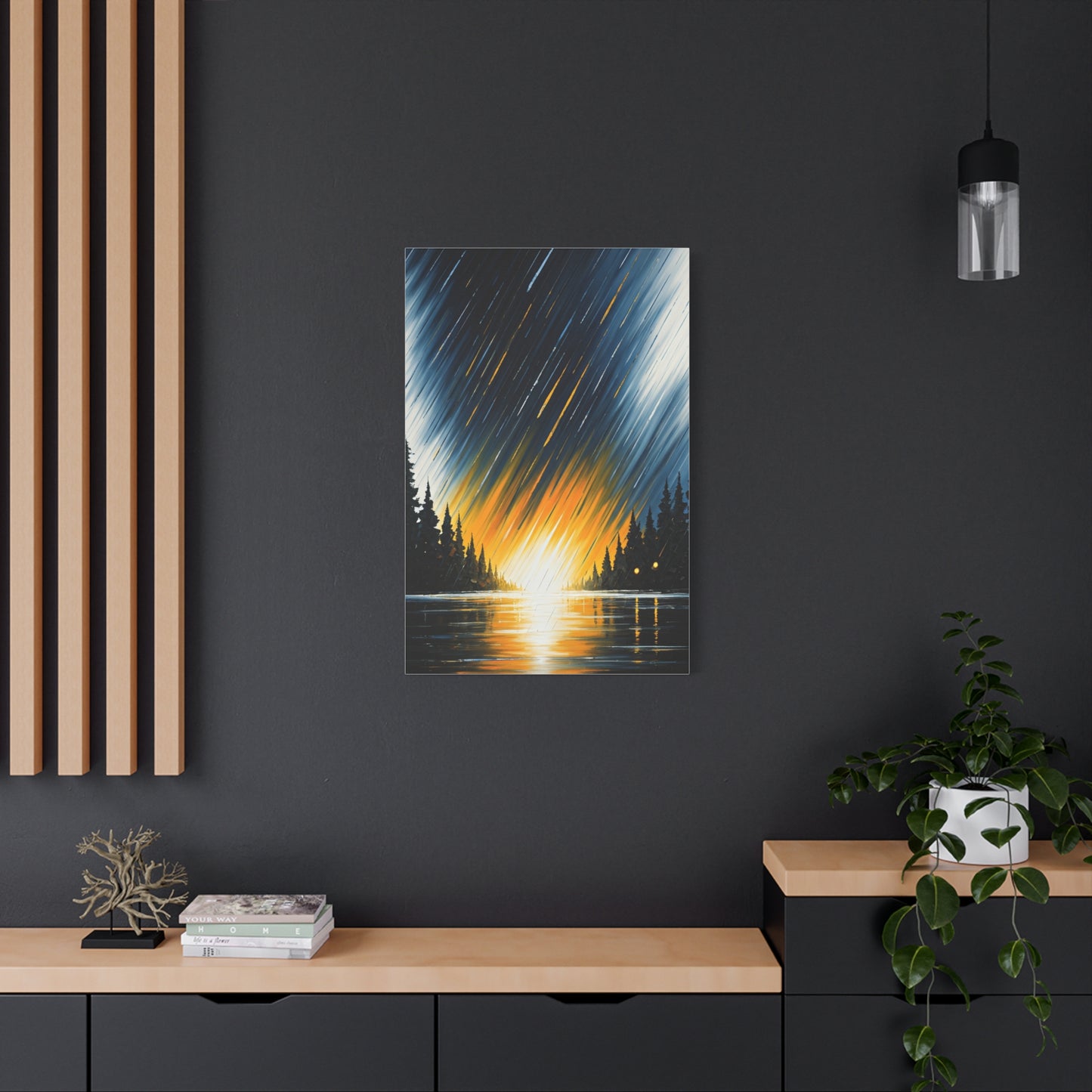 Golden Horizon Forest Landscape Wall Art & Canvas Prints