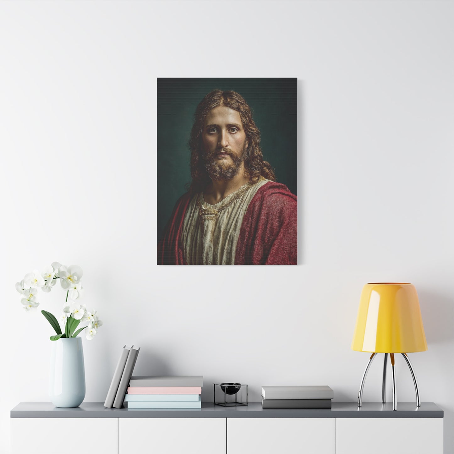 Christ Portrait Contemporary Devotional Wall Art & Canvas Print