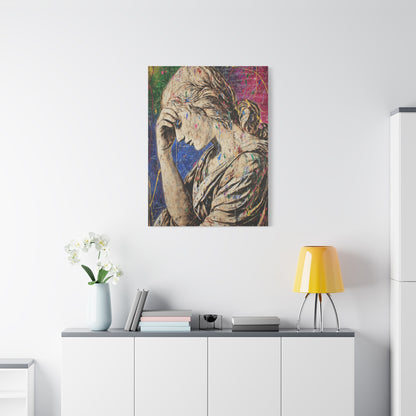 Graffiti Renaissance Sculpture Wall Art & Canvas Print