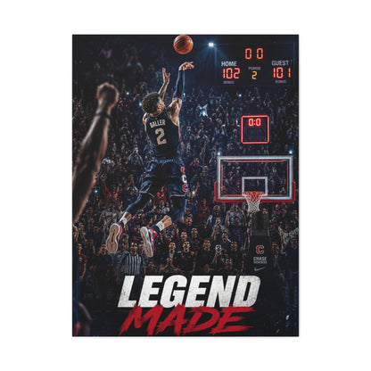 Legend Made Championship Basketball Sports Wall Art & Canvas Print