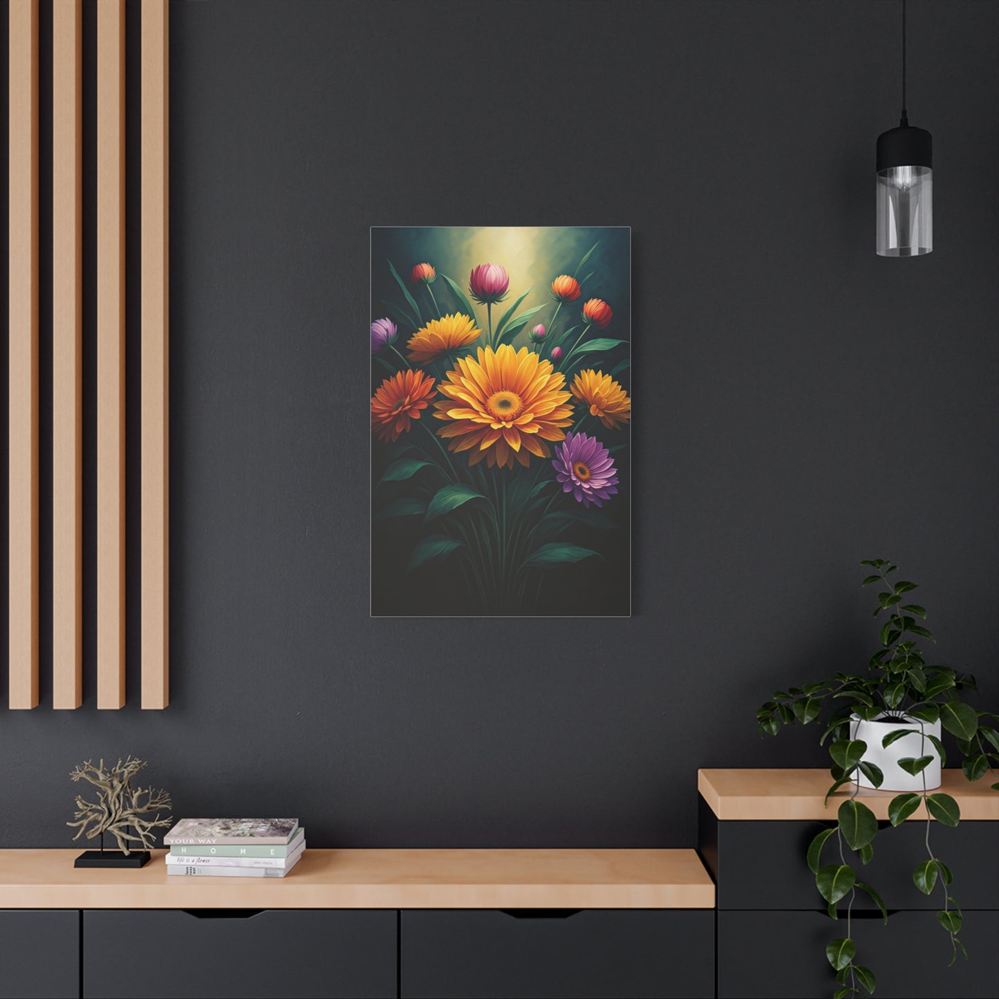 Golden Garden Radiance Wall Art & Canvas Print