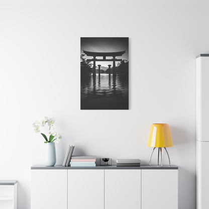 Torii Gate Reflection Serenity Wall Art & Canvas Prints