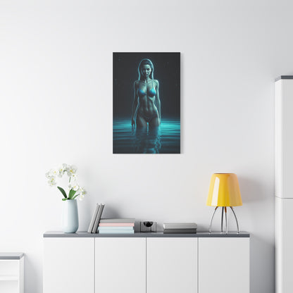 Blue Water Muse Portrait Wall Art & Canvas Prints
