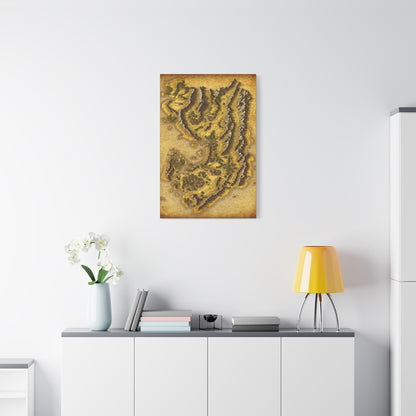 Ancient Realm Map Wall Art & Canvas Prints