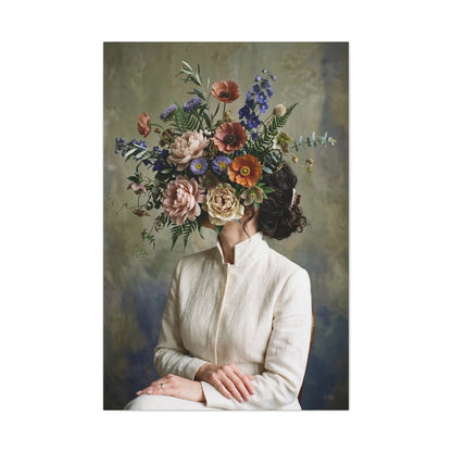 Botanical Identity Portrait Study Wall Art & Canvas Print