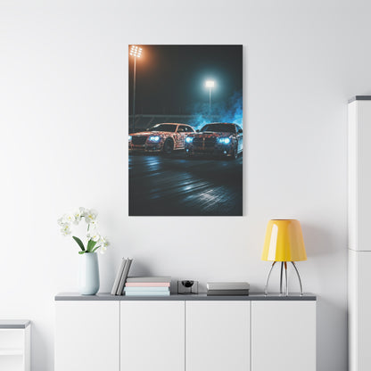 Twin Torque Launch Chrysler 300C SRT 8 vs Dodge Magnum Sleeper Wall Art & Canvas Prints